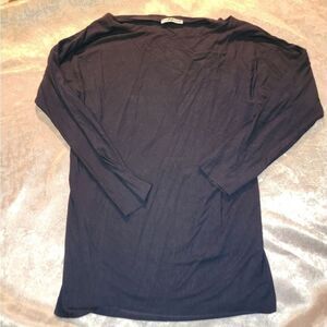 Black 3/4 Sleeve Polo T-Shirt